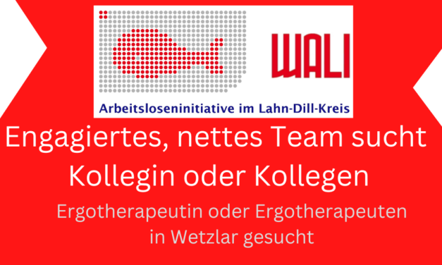 Suche nach einer Kollegin/ einem Kollegen