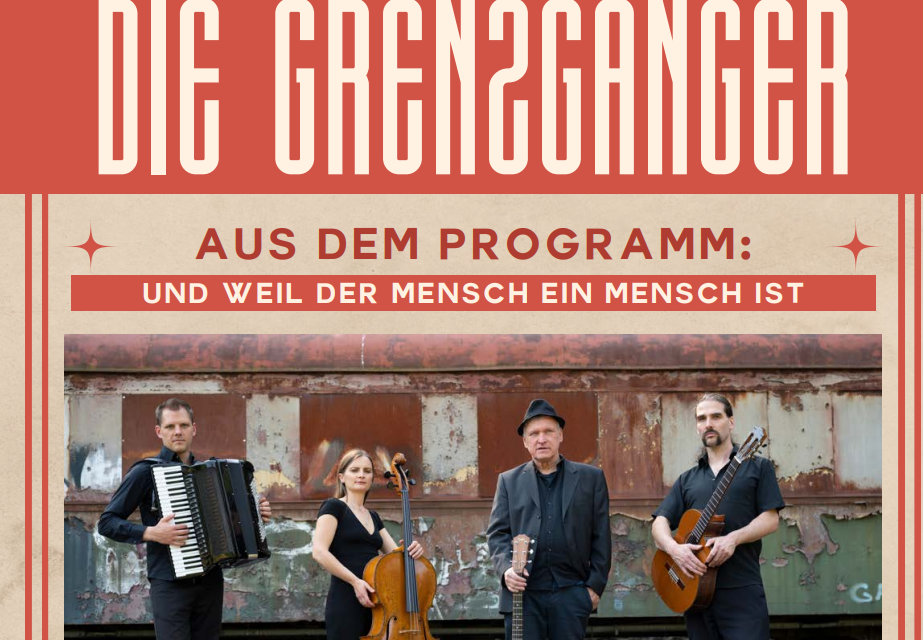 Konzert der Gruppe „Die Grenzgänger“ am 12. Oktober um 19.30 Uhr im Franzis