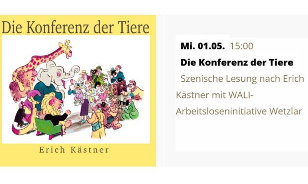 WALI Theatergruppe am 1. Mai auf Tour: mit Auftritten in Riedstadt (Büchnerbühne) und in Mörfelden