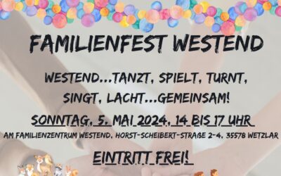 Ein buntes Programm im Westend für die ganze Familie: Feiern und gemeinsam Spaß haben