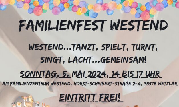 Ein buntes Programm im Westend für die ganze Familie: Feiern und gemeinsam Spaß haben