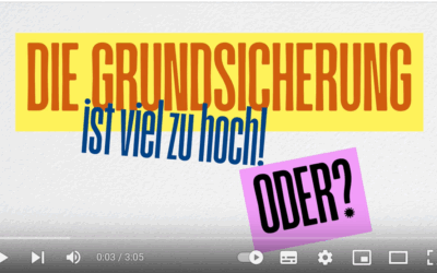 Trickfilm zur Bürgergeld Debatte/ das neue A-Info ist da/ Sorgen um den Verlust der Wohnung