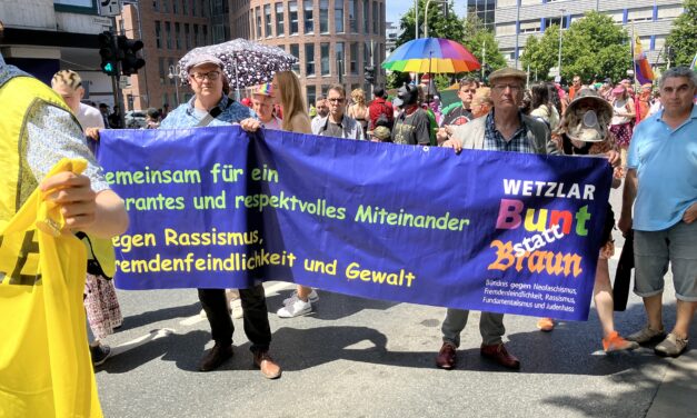 CSD Mittelhessen 2025: „Wetzlar erinnert“ und WALI demonstrieren für Vielfalt, Gleichberechtigung und gegen rechte Ideologien