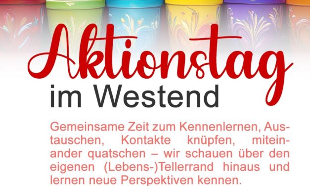 Im NBZ am 24. Juli von 10 bis 15 Uhr: Aktionstag im Westend