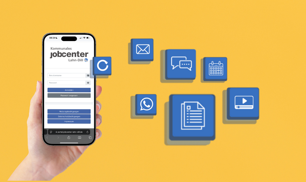 Digital und direkt: Neues Serviceportal des Kommunalen Jobcenters Lahn-Dill startet am 15. September