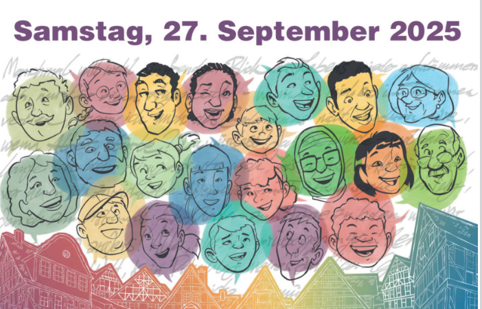 WALI Theatergruppe erzählt auch eine Geschichte auf dem Altstadt-Fest von Wetzlar solidarisch