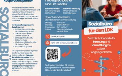 Sozialbüros des Lahn-Dill-Kreises in Wetzlar und Dillenburg – und die WALI ist auch dabei!