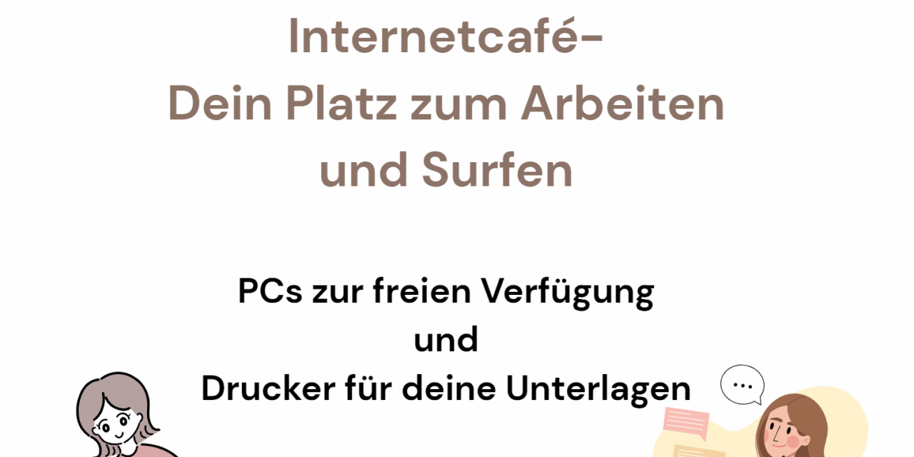 Ab dem 1. Dezember: Neues Internetcafé im NBZ Westend – Ein gemeinsames Angebot von WALI und Caritas