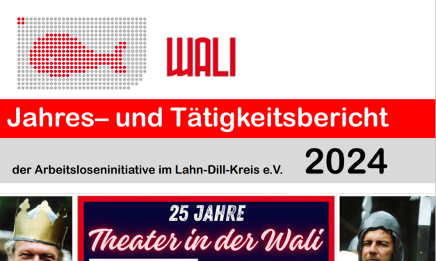 Solidarität im Alltag und Gemeinsamkeit als Stärke – der Jahresbericht der WALI 2024