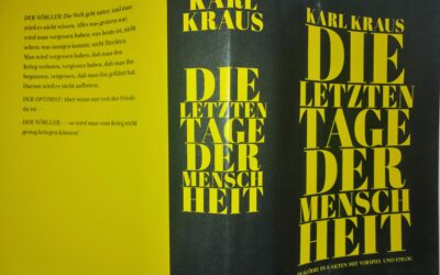 Theatergruppe arbeitet an den „letzten Tagen der Menschheit“ von Karl Kraus