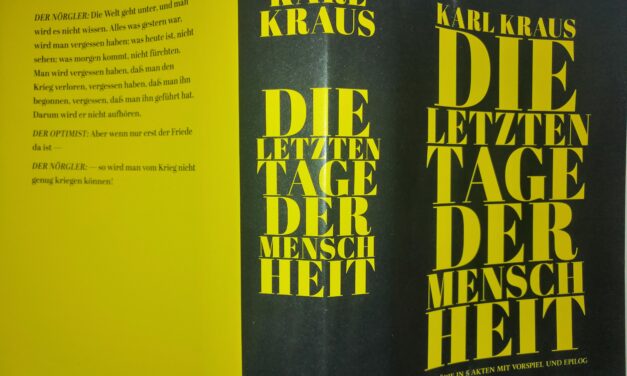 Theatergruppe arbeitet an den „letzten Tagen der Menschheit“ von Karl Kraus