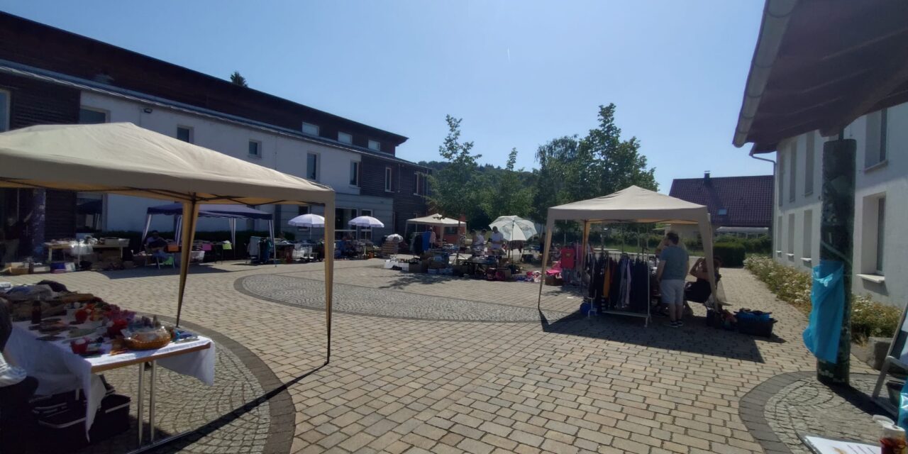 Stadtteilflohmarkt bei Rekordhitze im Wetzlarer Westend: zu heiß… zu heiß… zu heiß!!!