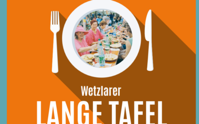 Am 29. August: Wetzlarer Lange Tafel – Gemeinsam essen, miteinander ins Gespräch kommen – die WALI ist auch dabei