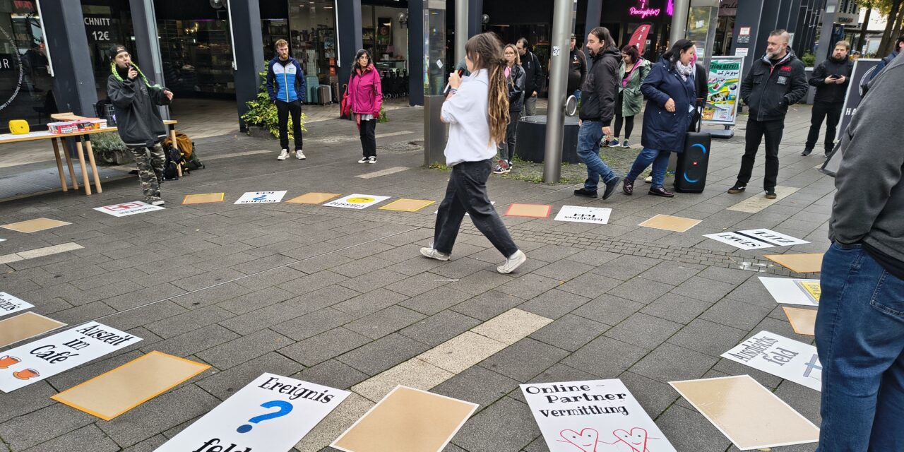 Nur der Wettergott spielte nicht mit! „Get Together – unser Spiel gegen Einsamkeit“ in Wetzlar vorgestellt!